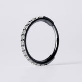 Black Nose Piercing Clicker Ring