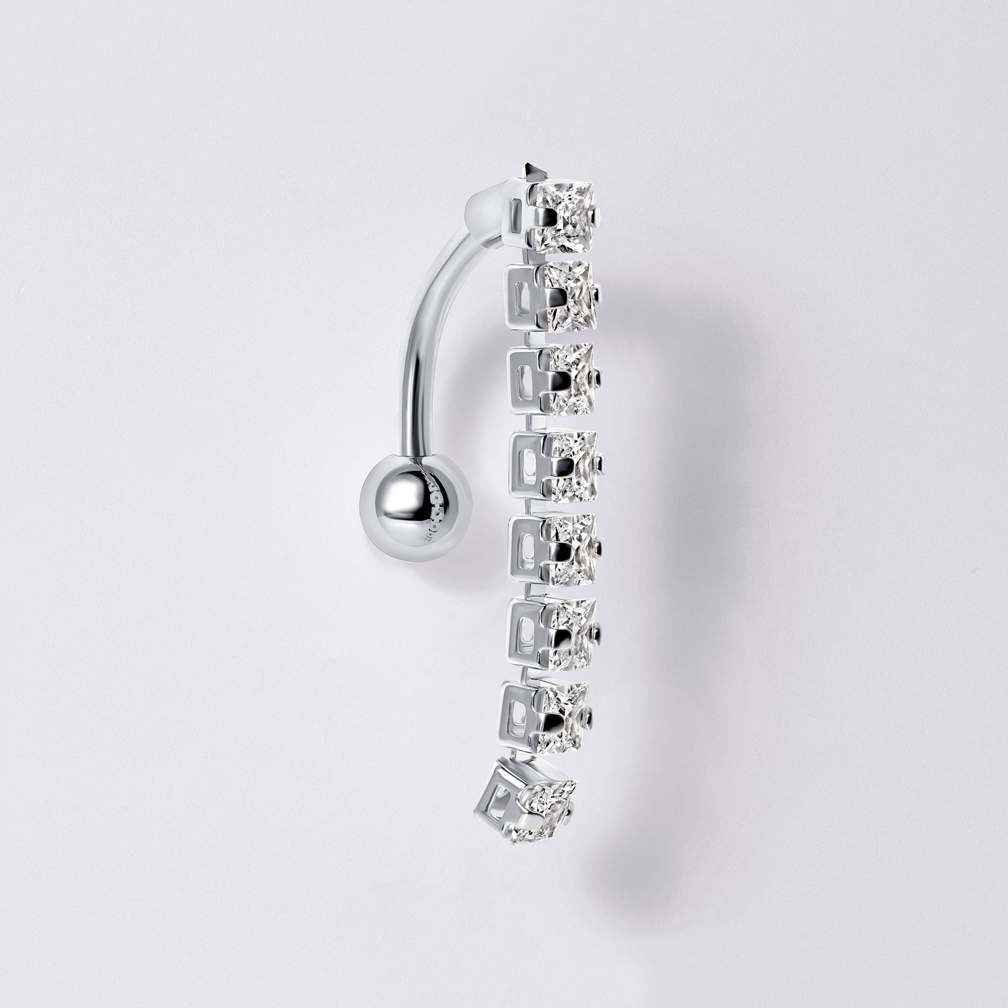 Dangle Top Down Belly Button Ring