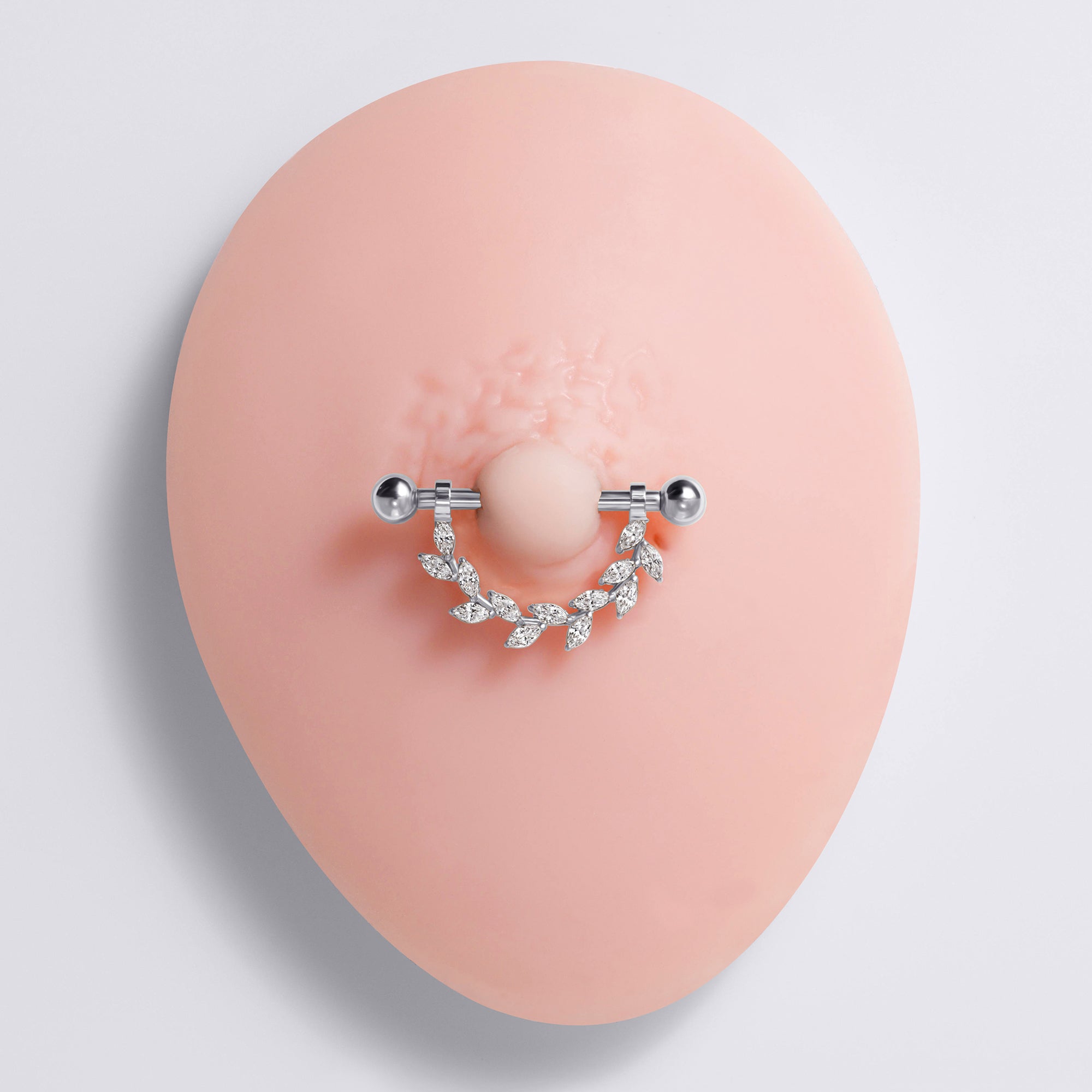 Internally Threaded Titanium Nipple Ring