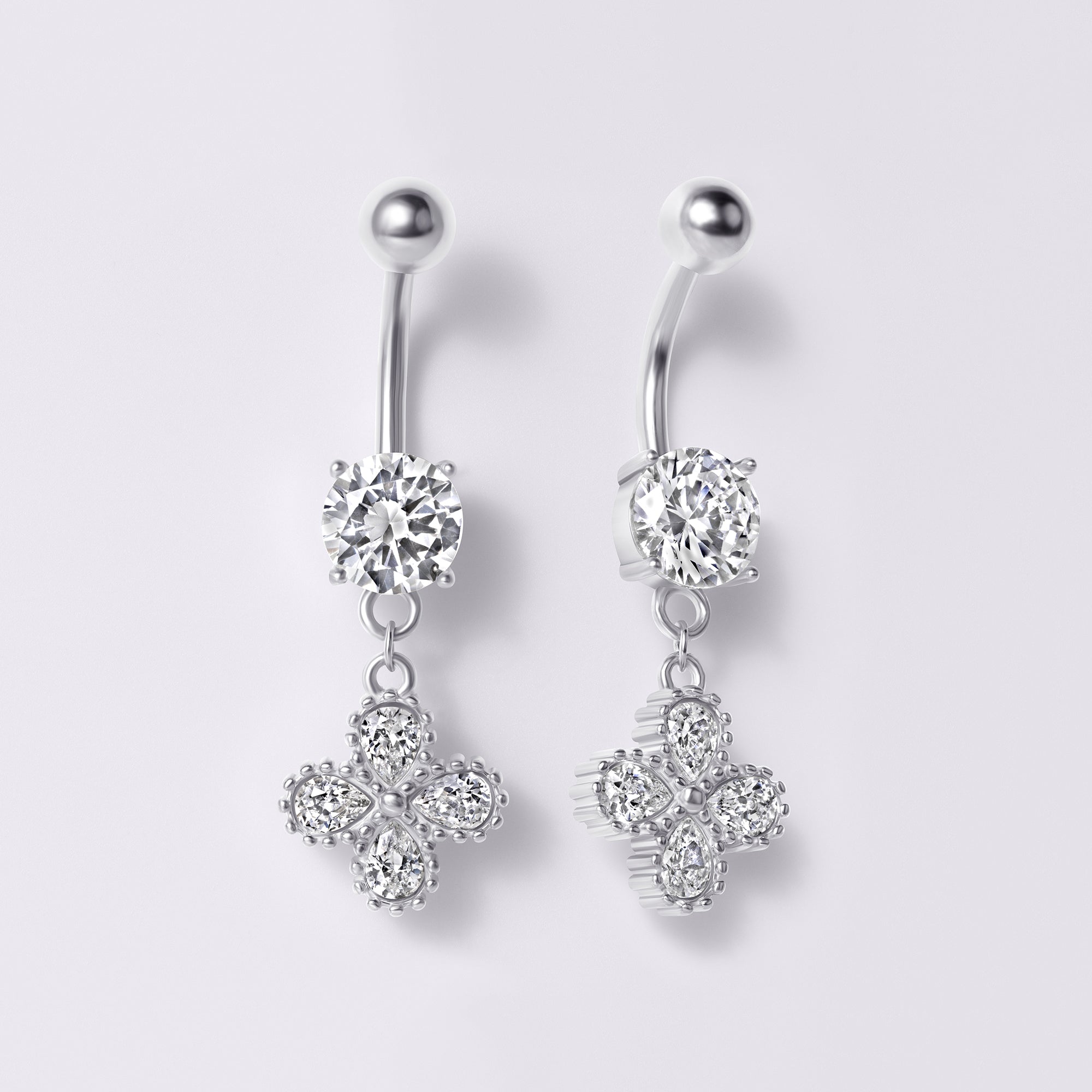 Teardrop Belly Button Ring