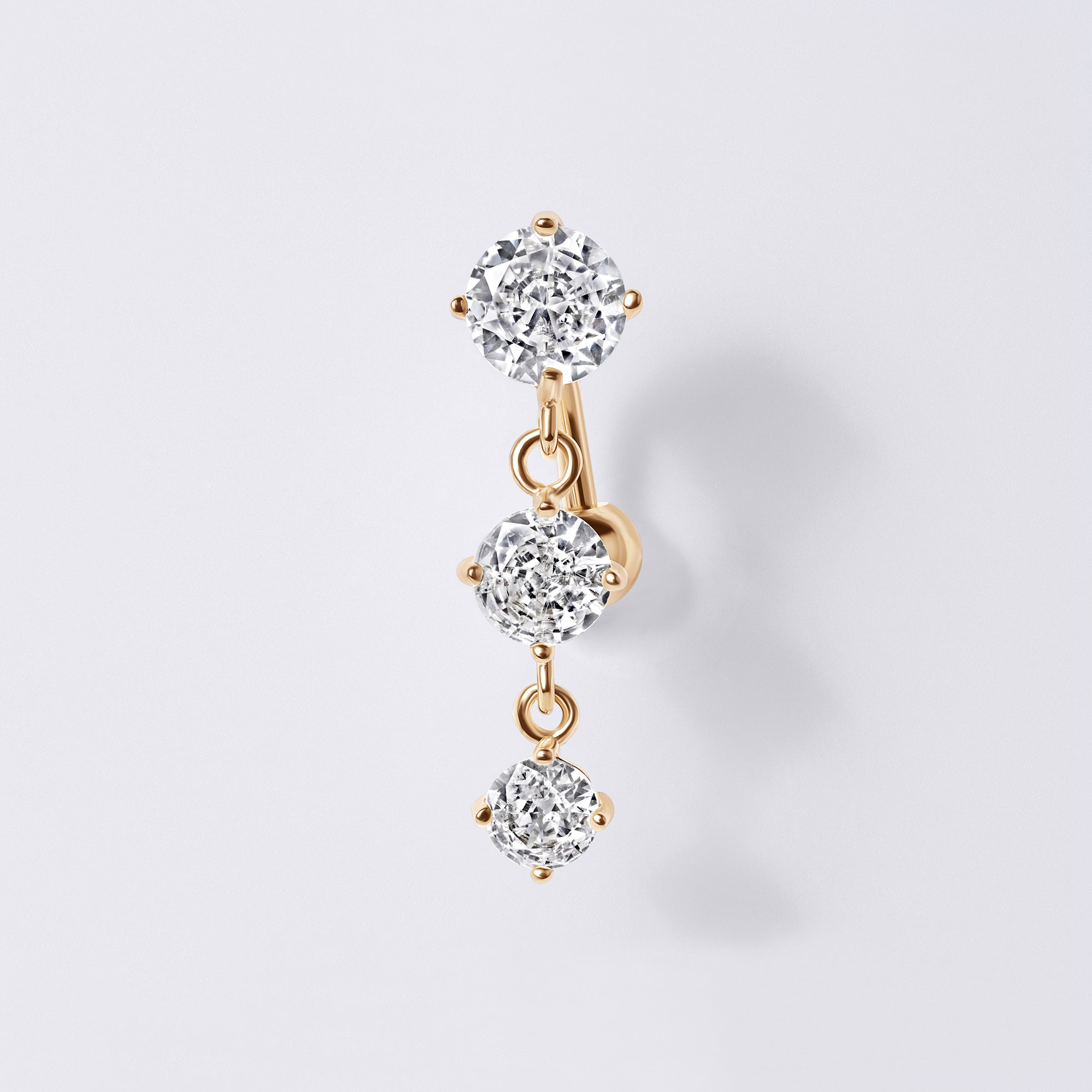 Dangling Reverse Belly Button Ring