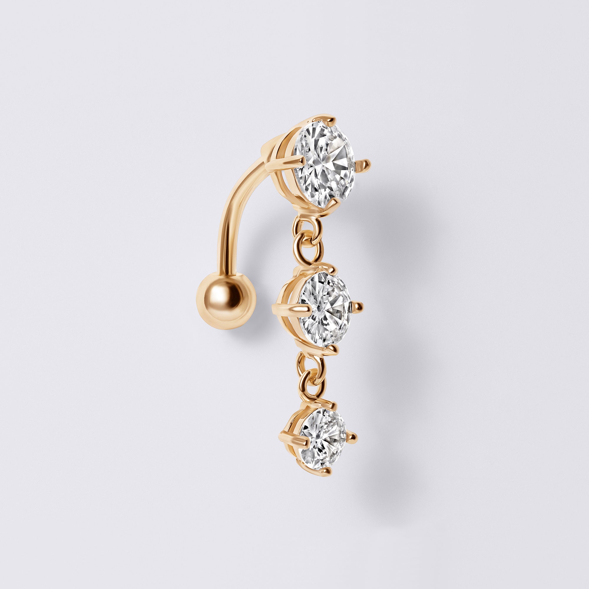 Dangling Reverse Belly Button Ring