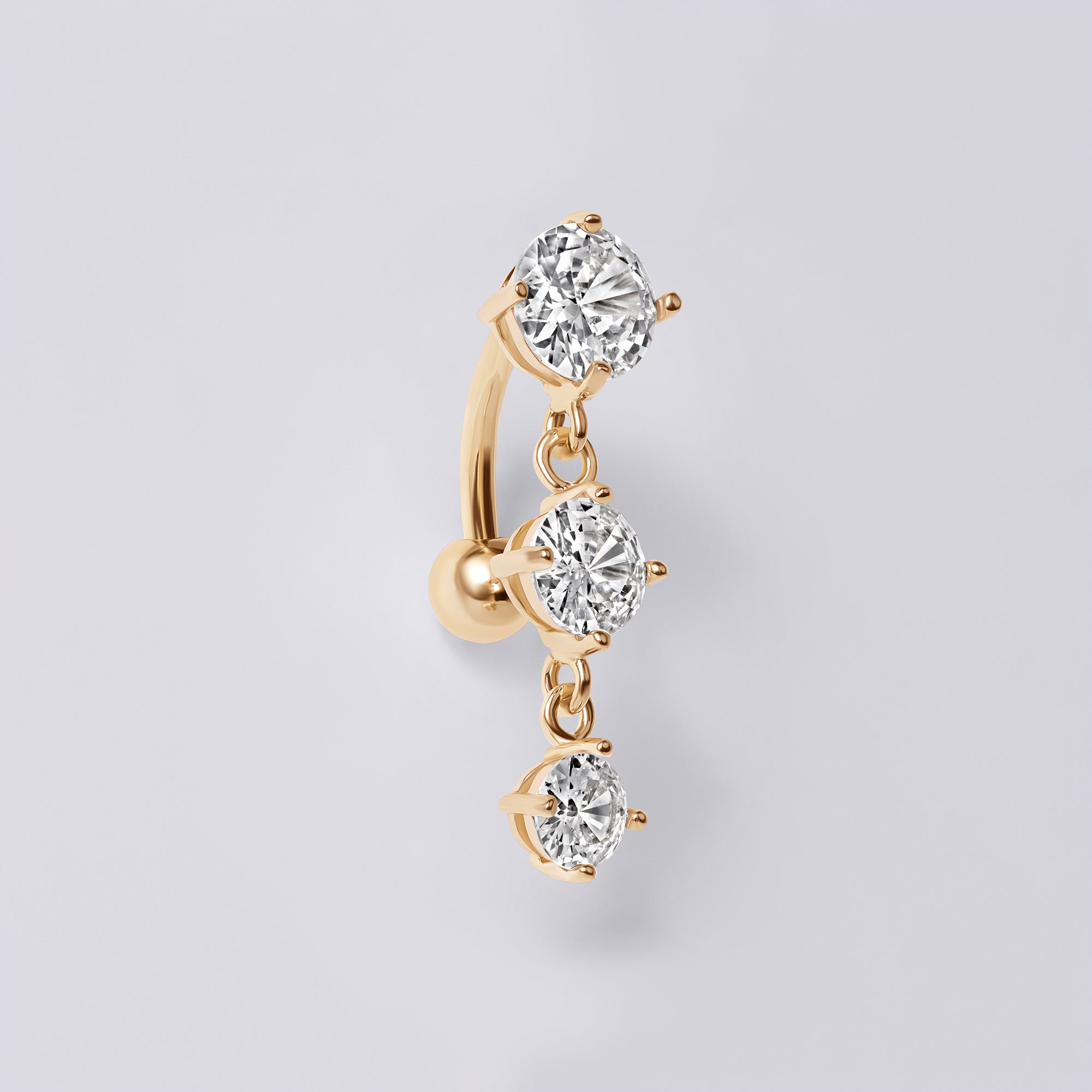 Dangling Reverse Belly Button Ring