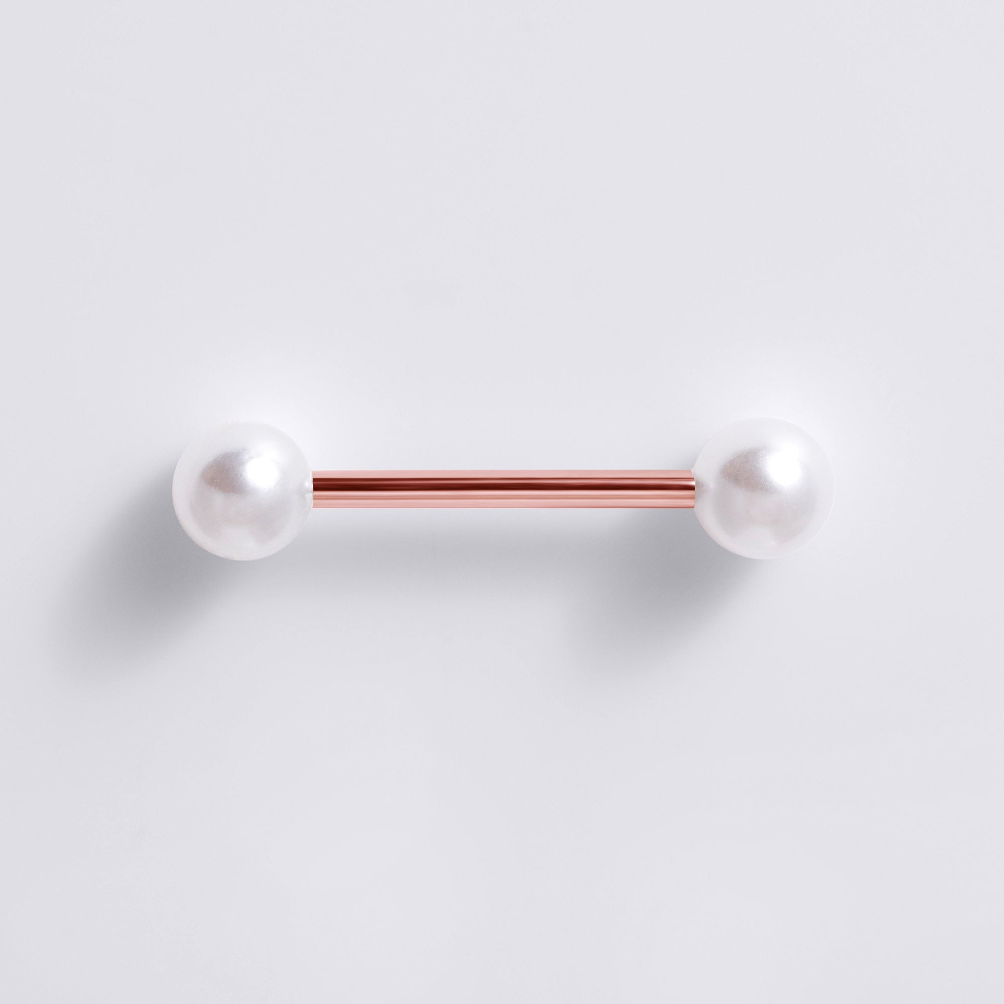 White Pearl Nipple Ring
