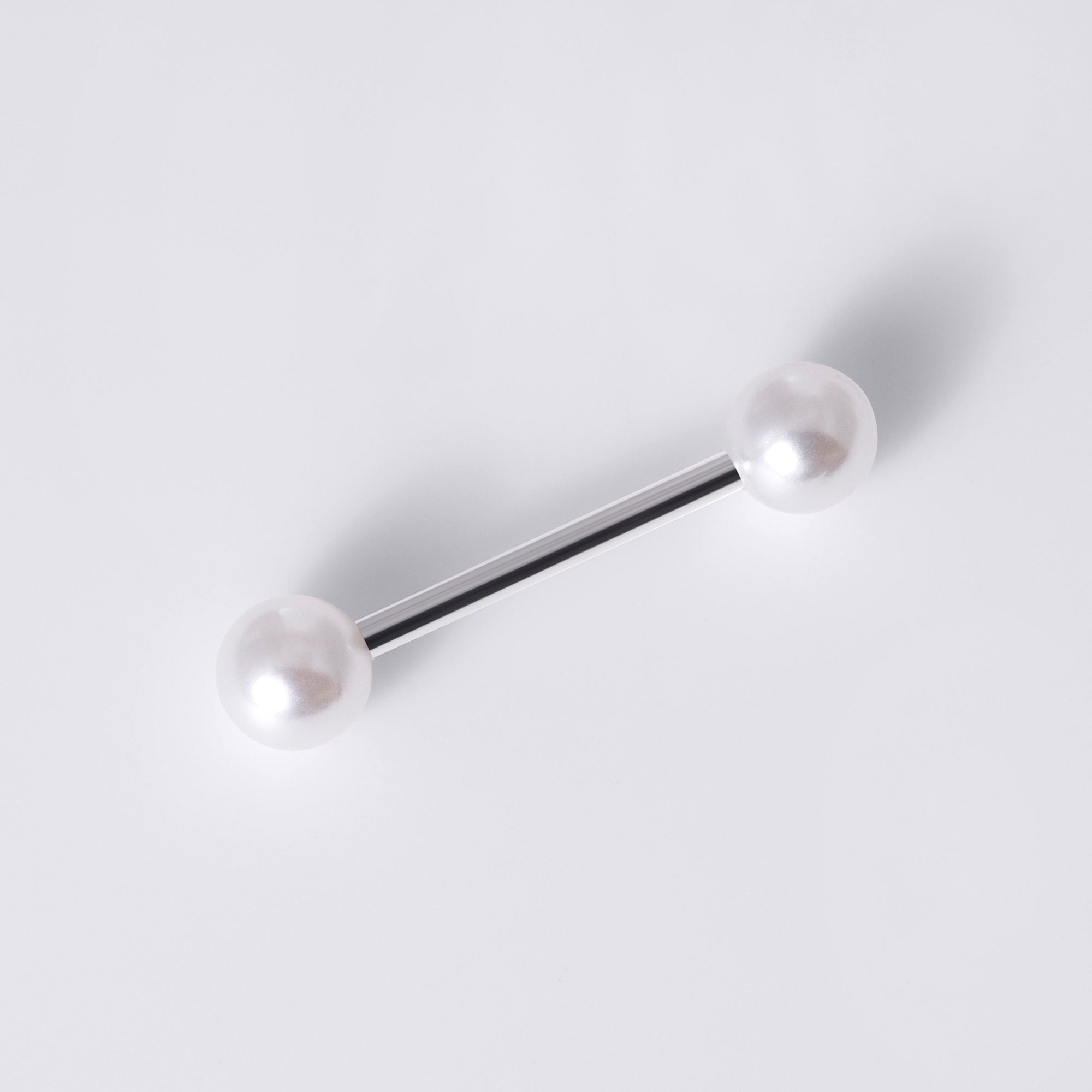 White Pearl Nipple Ring