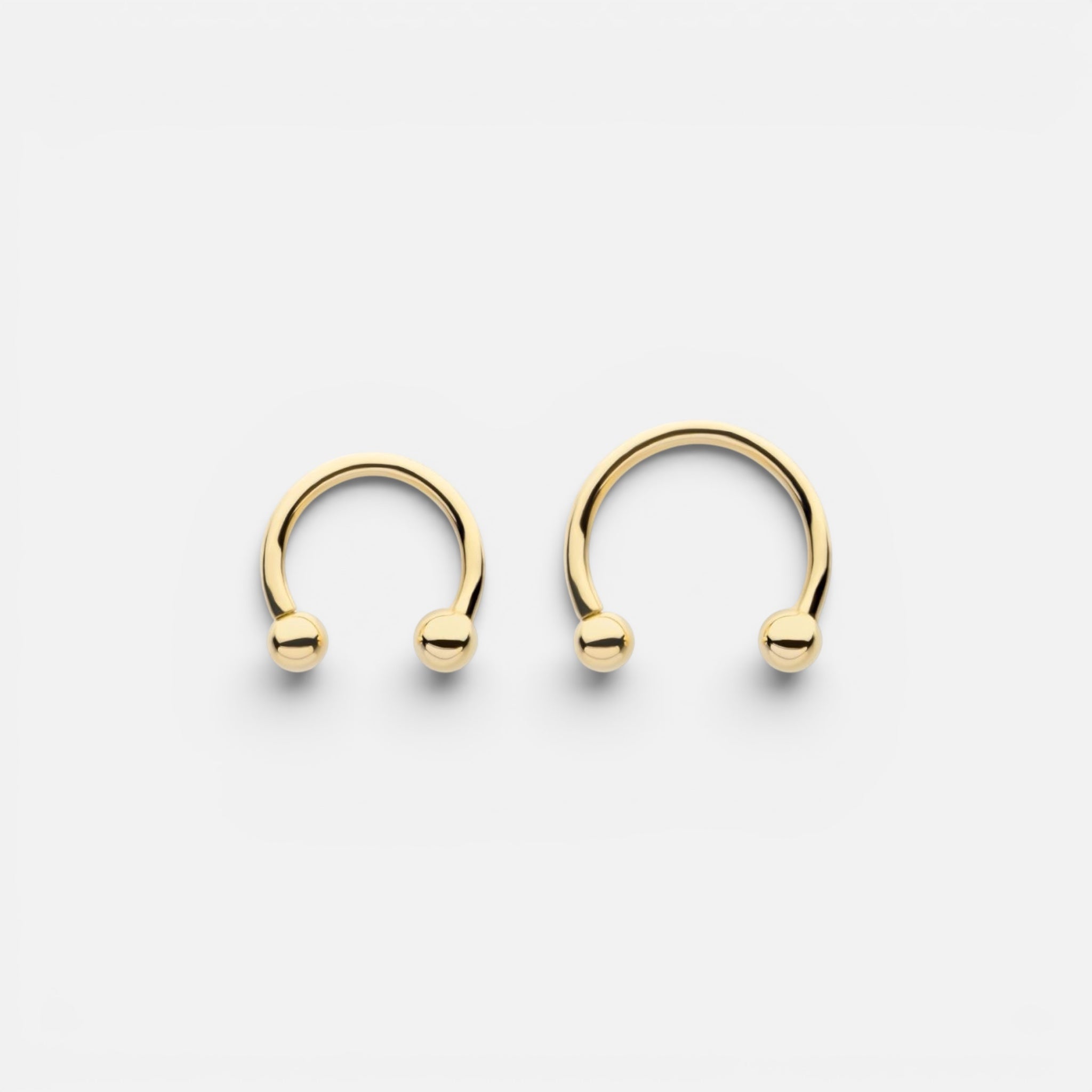 14K Solid Gold Horseshoe Ring