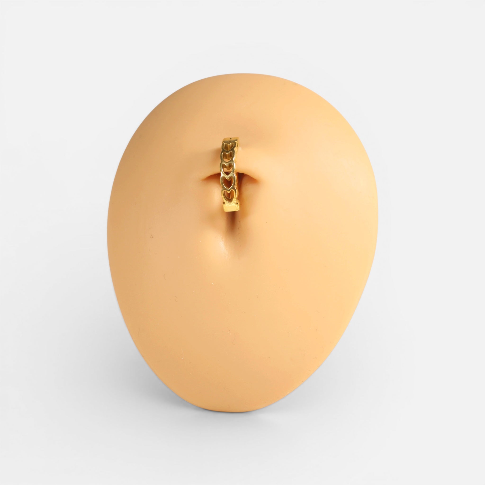 Heart Drop Belly Ring Clicker