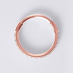 Rose Gold Nose Piercing Clicker Ring