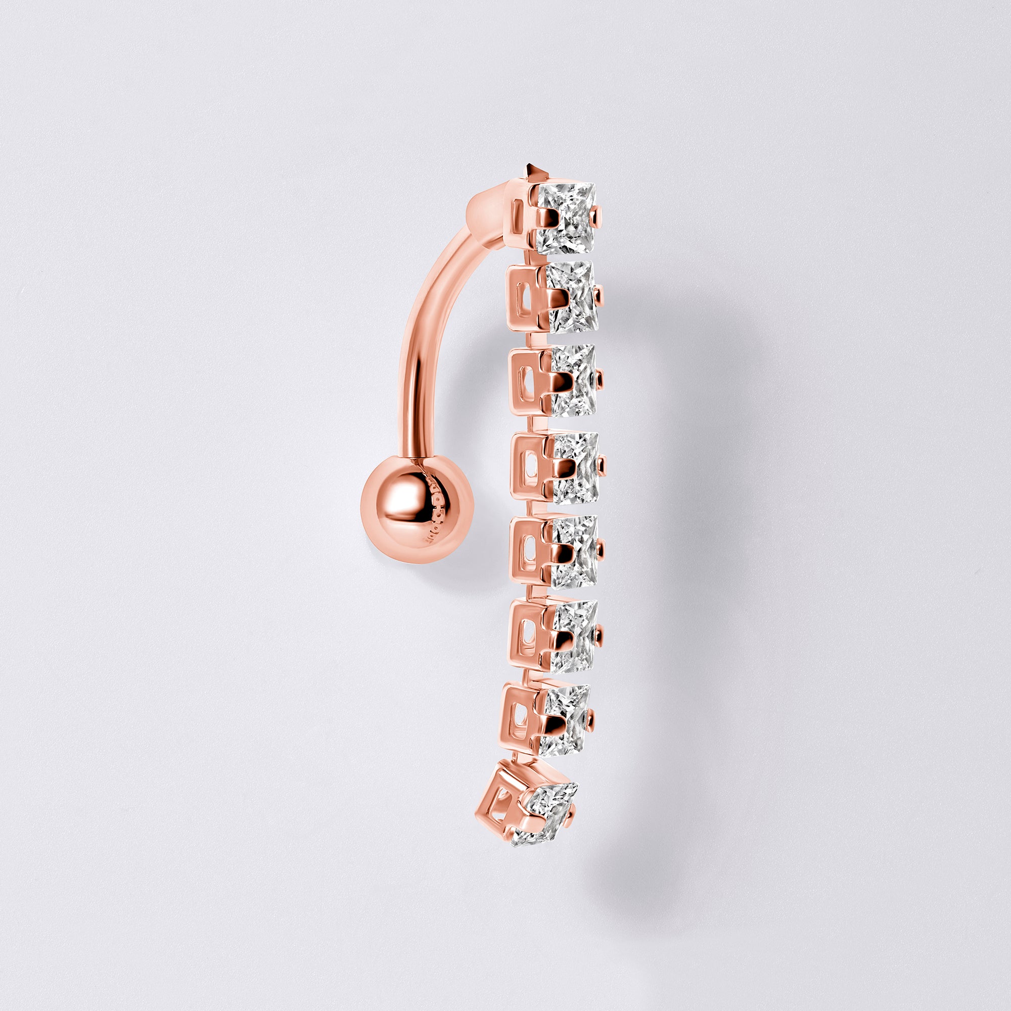 Dangle Top Down Belly Button Ring