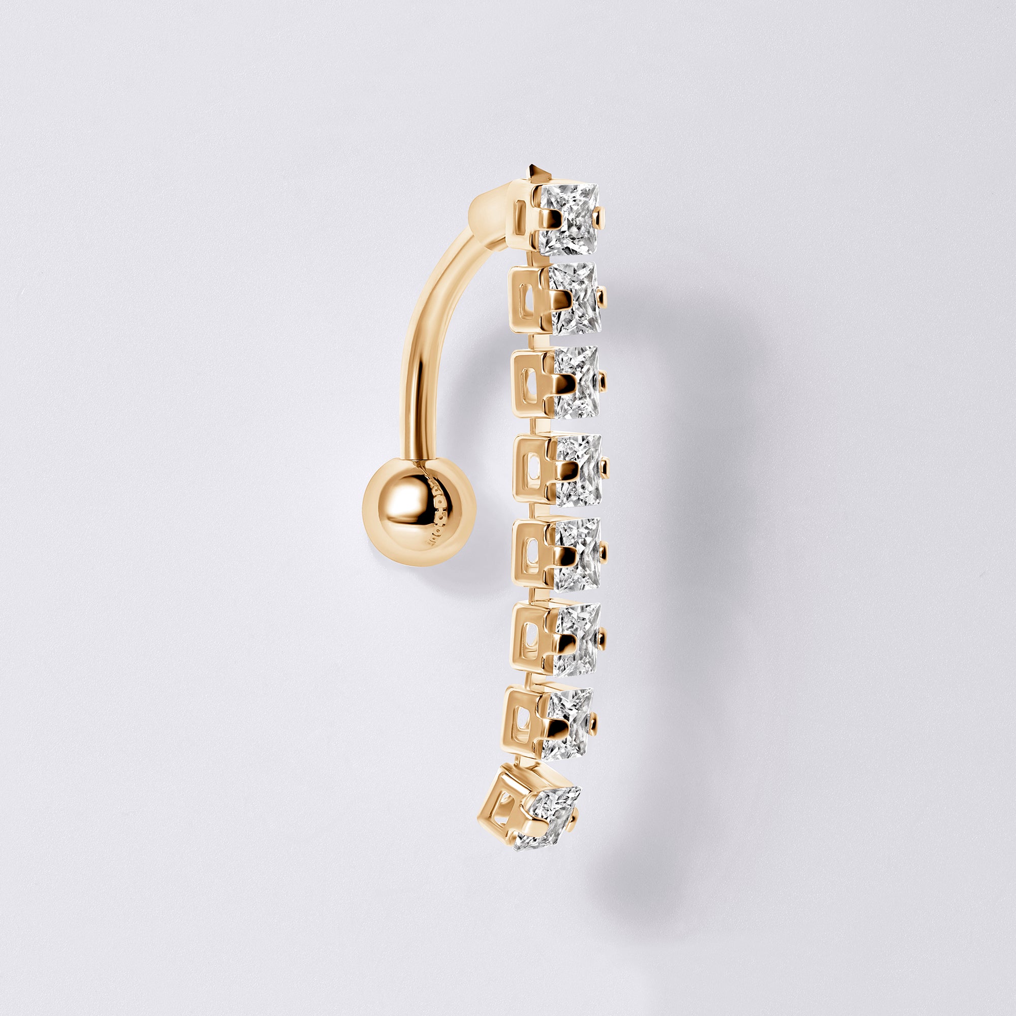 Dangle Top Down Belly Button Ring
