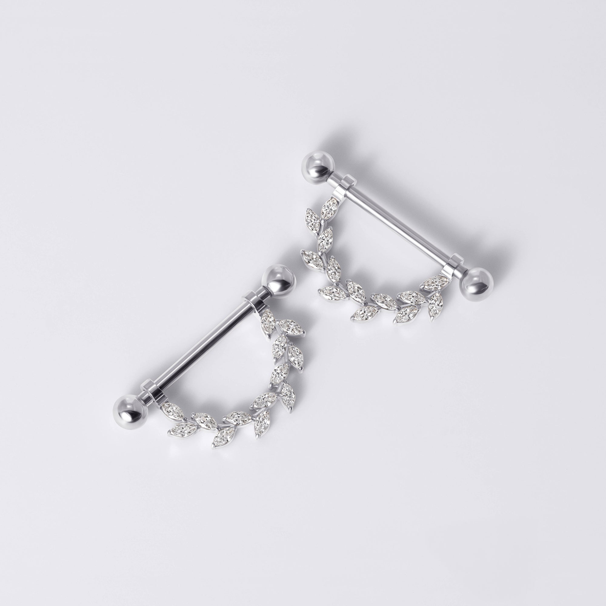 Internally Threaded Titanium Nipple Ring