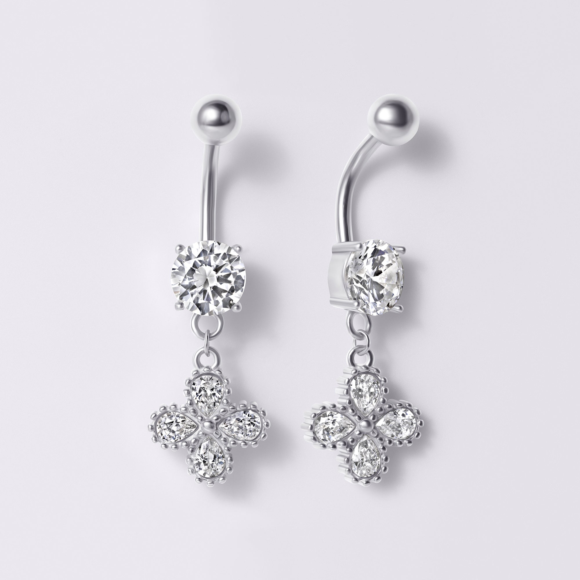 Teardrop Belly Button Ring