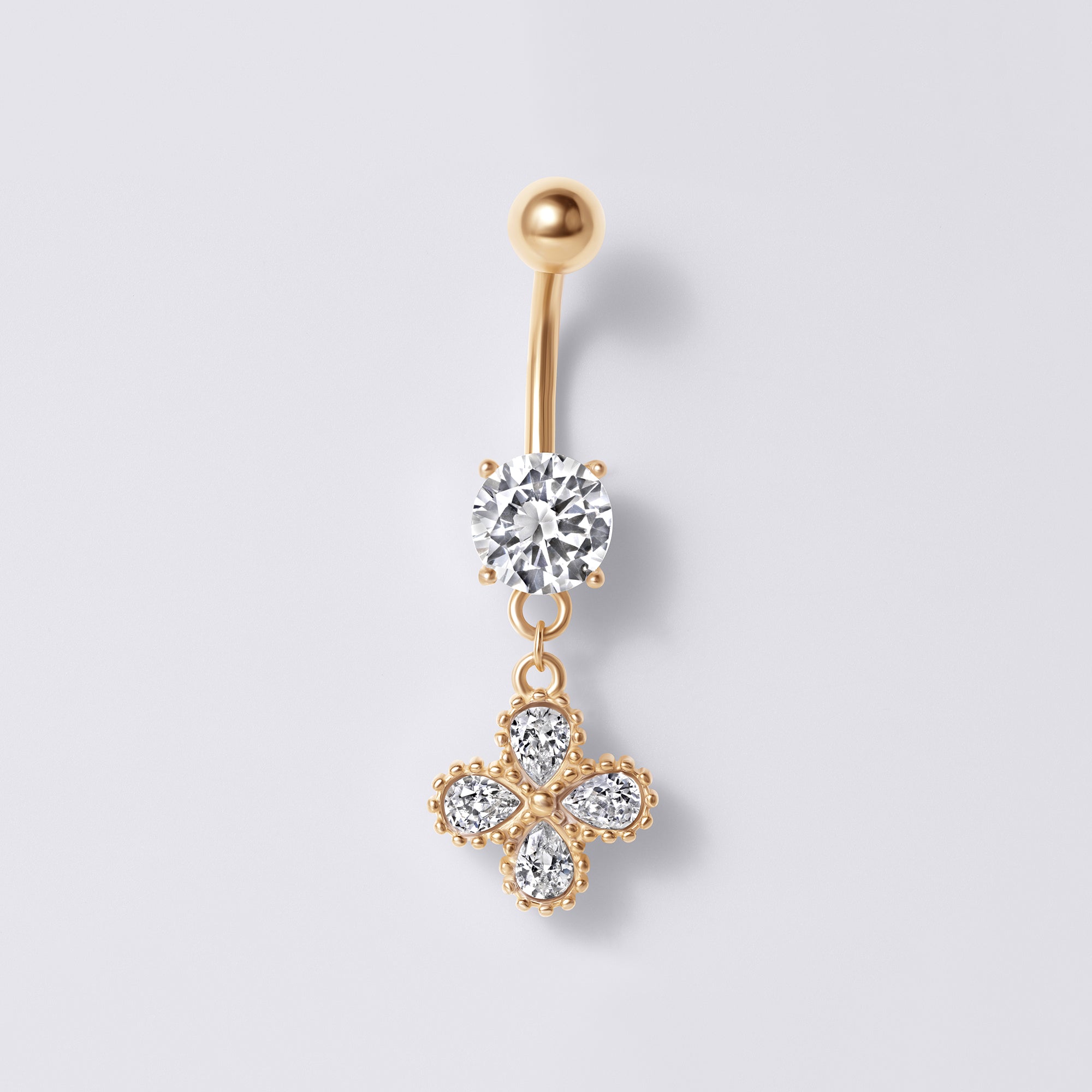 Teardrop Belly Button Ring