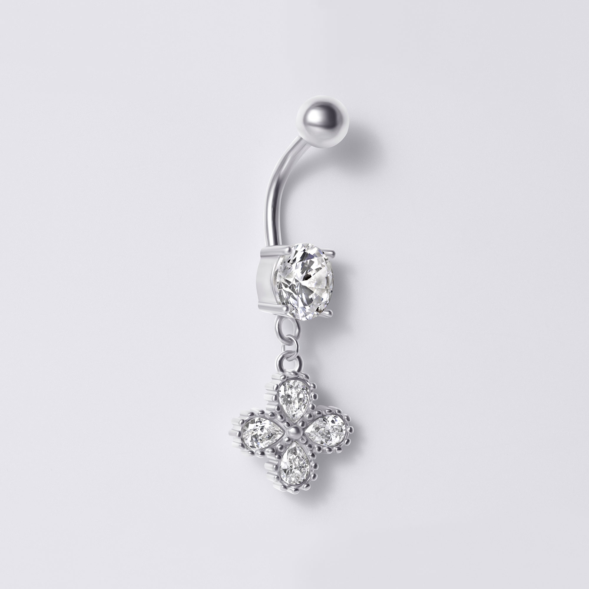 Teardrop Belly Button Ring