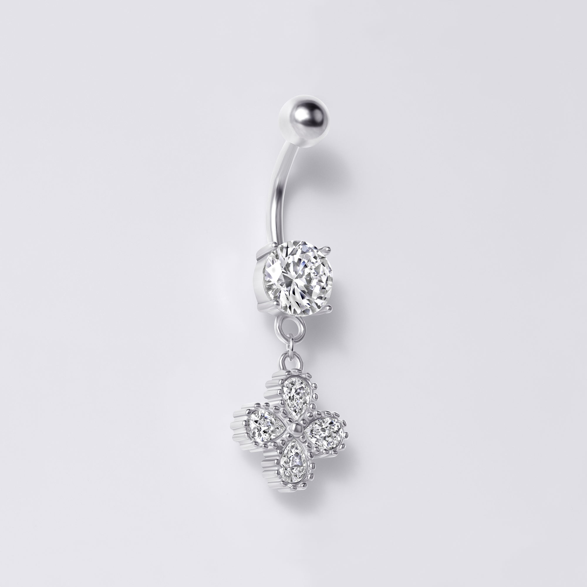 Teardrop Belly Button Ring