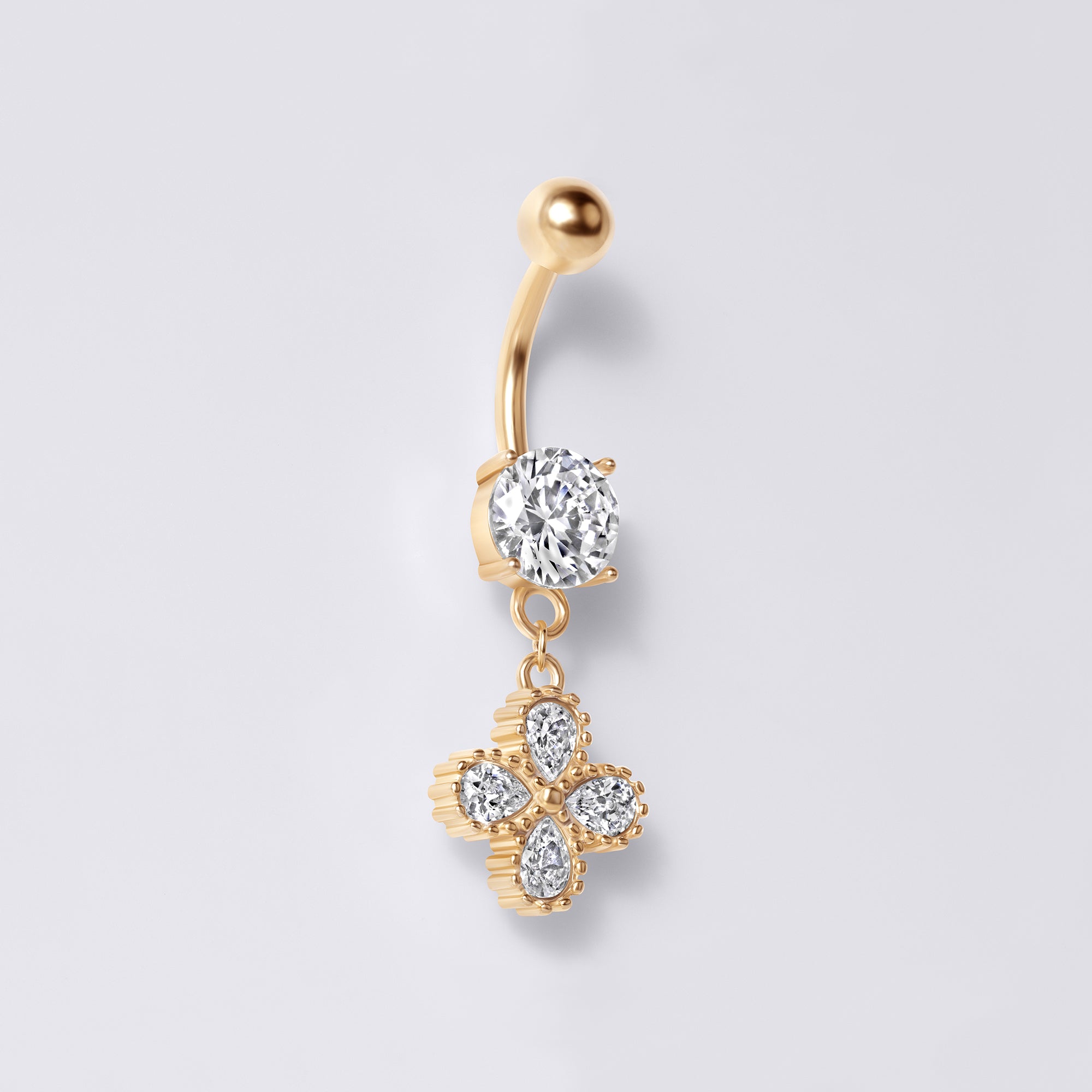 Teardrop Belly Button Ring