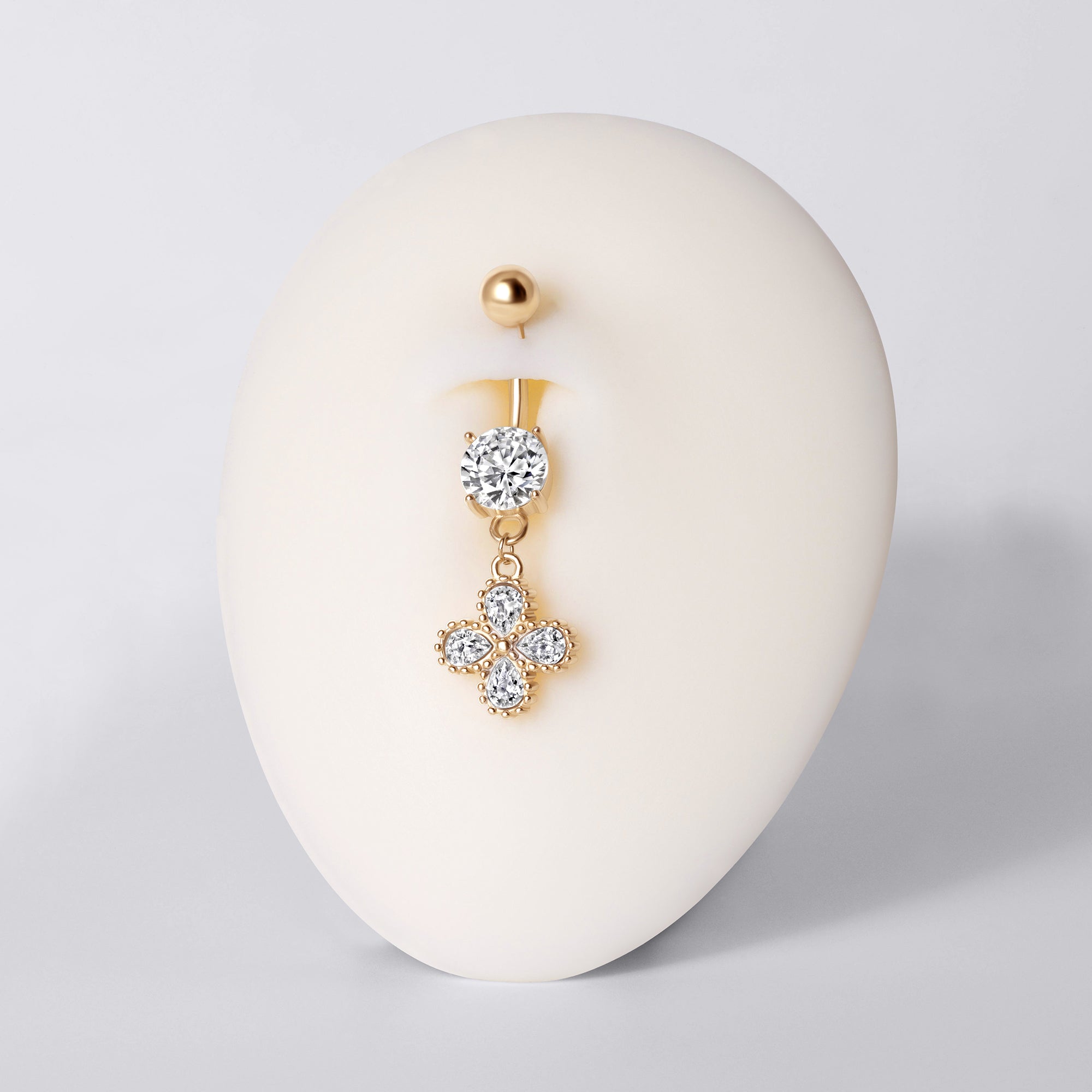 Teardrop Belly Button Ring