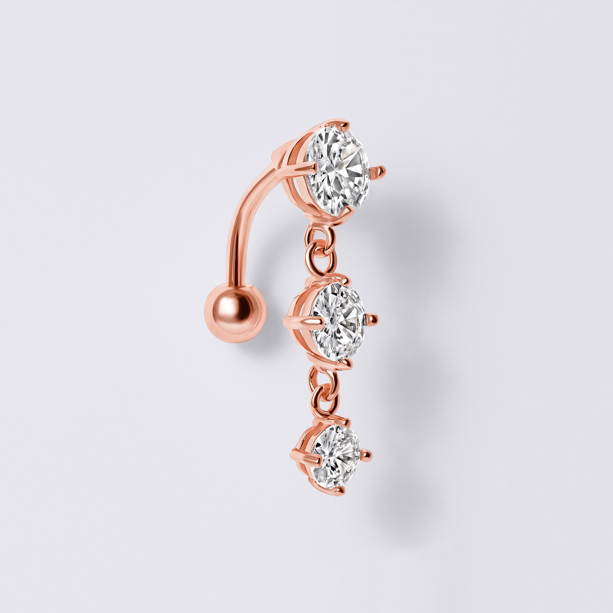 Dangling Reverse Belly Button Ring