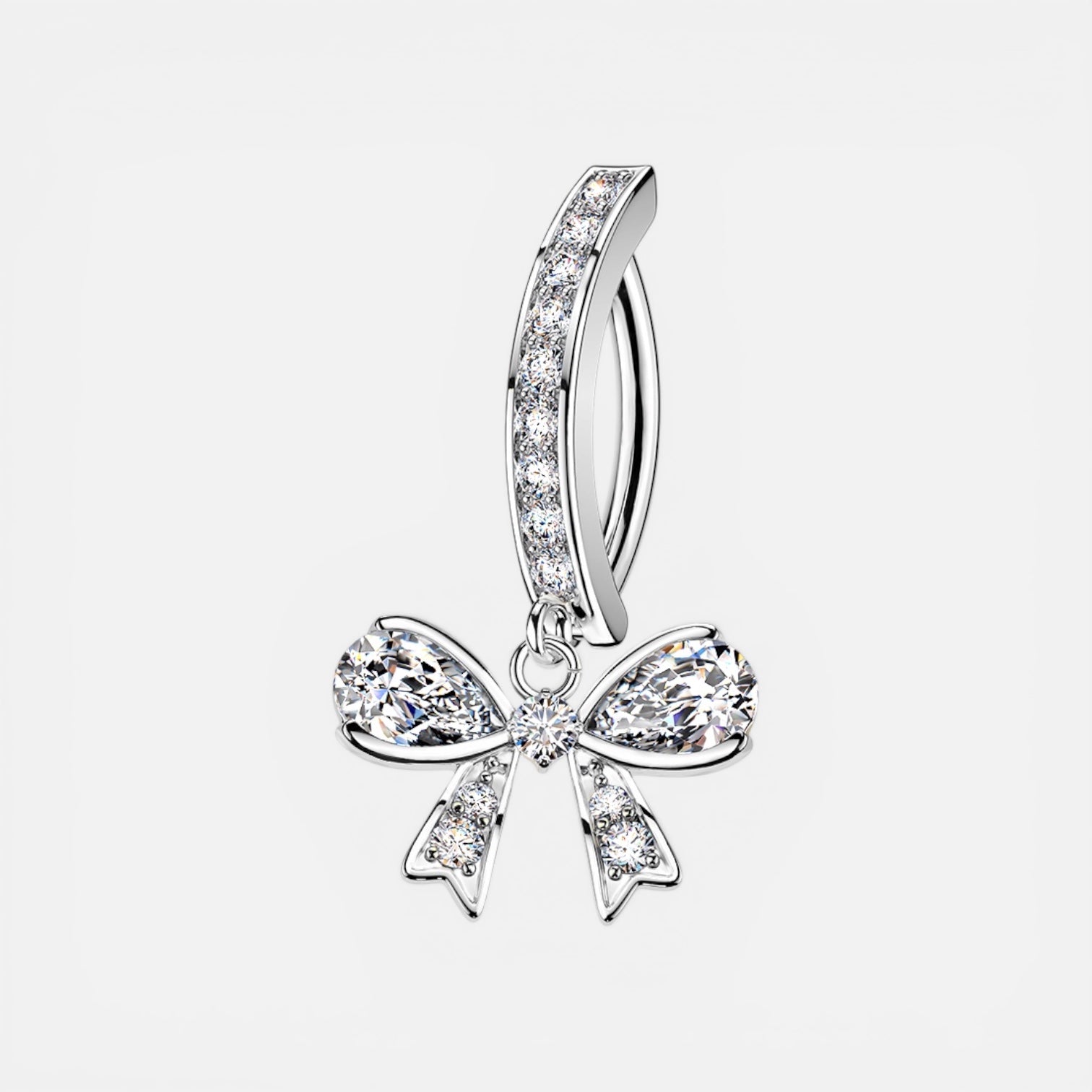 Bow Dangle Belly Button Ring