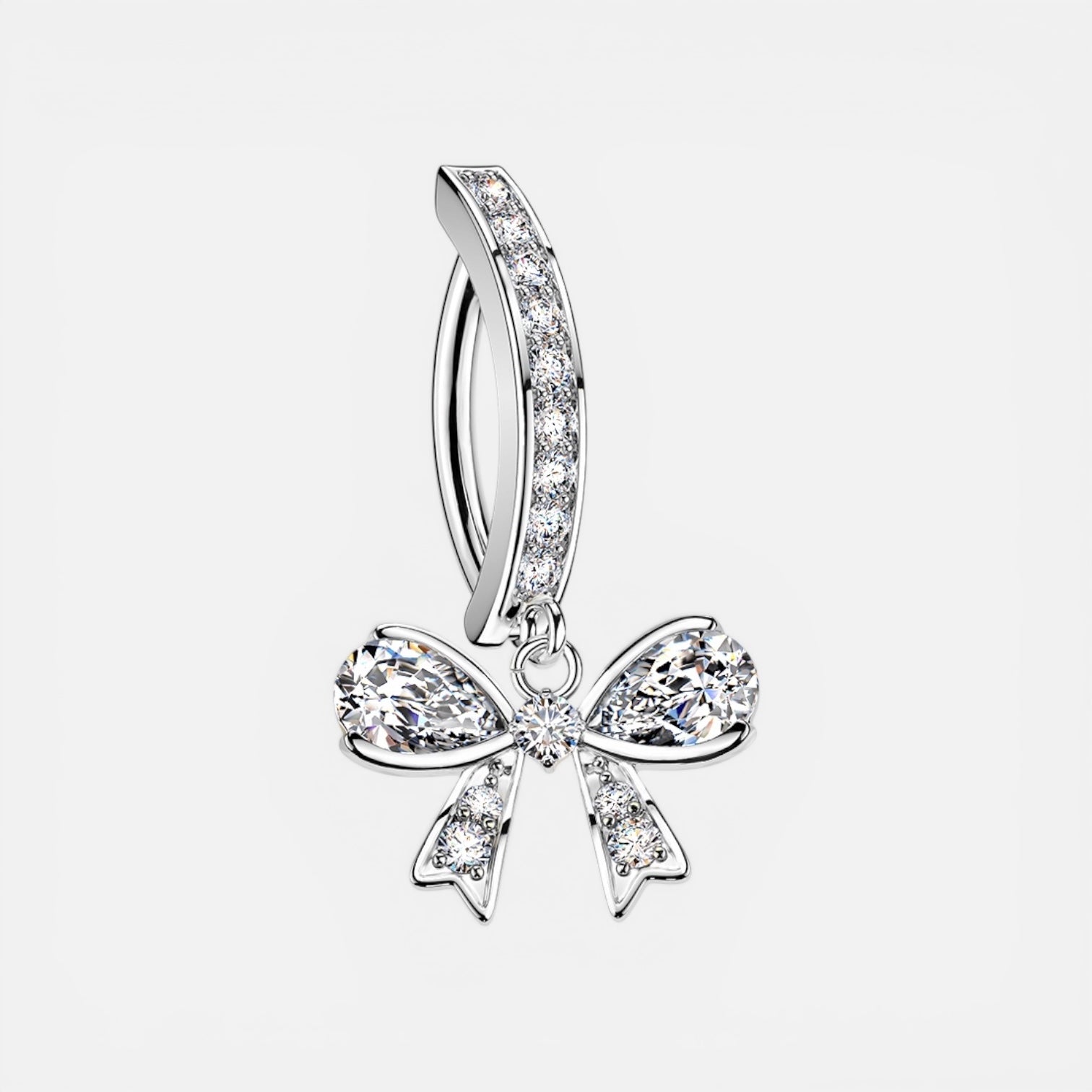 Bow Dangle Belly Button Ring