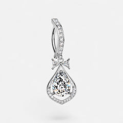 Pear Dangle Belly Button Ring
