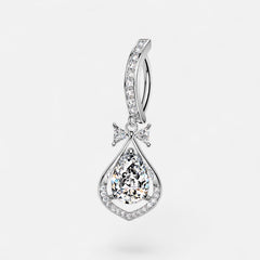 Pear Dangle Belly Button Ring