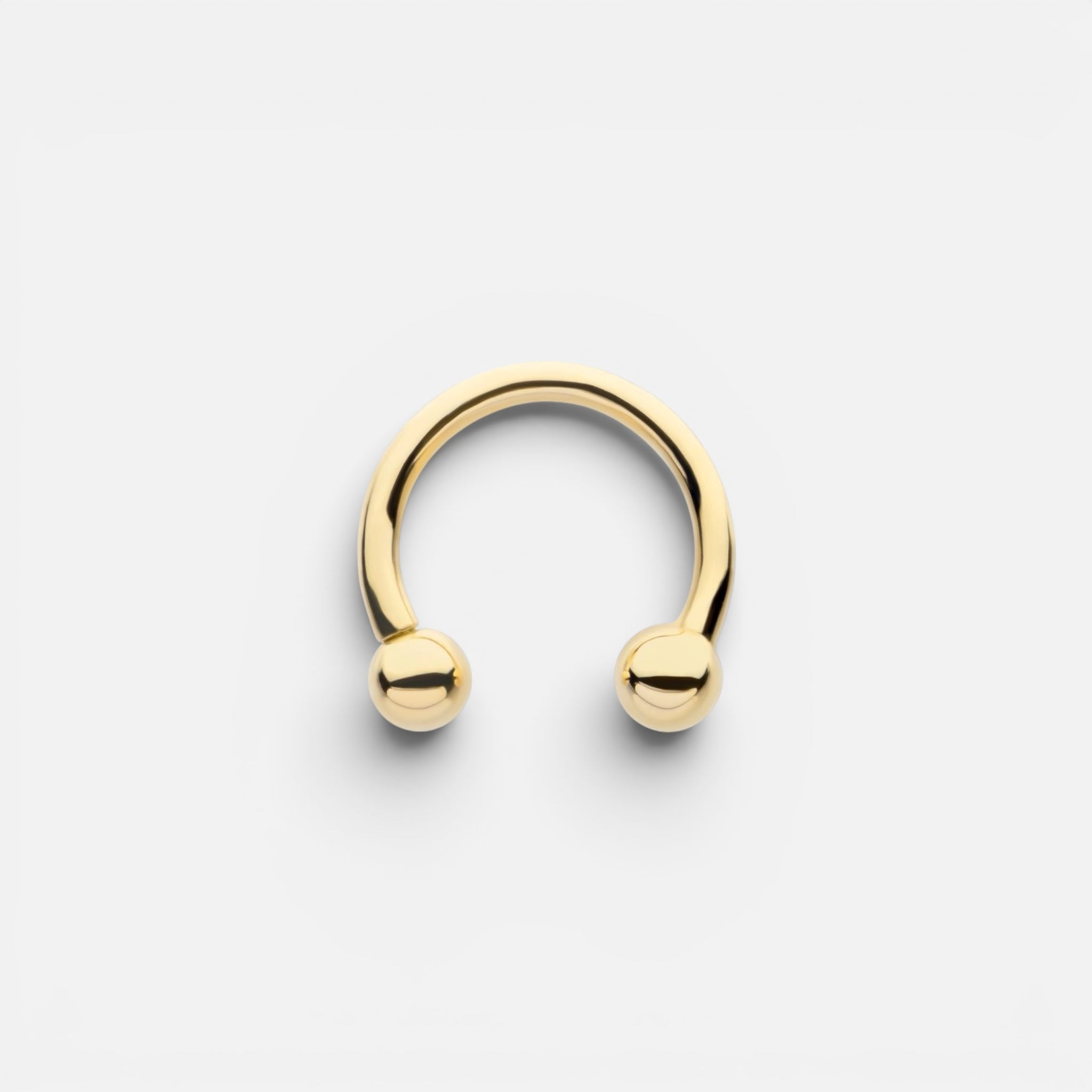 14K Solid Gold Horseshoe Ring