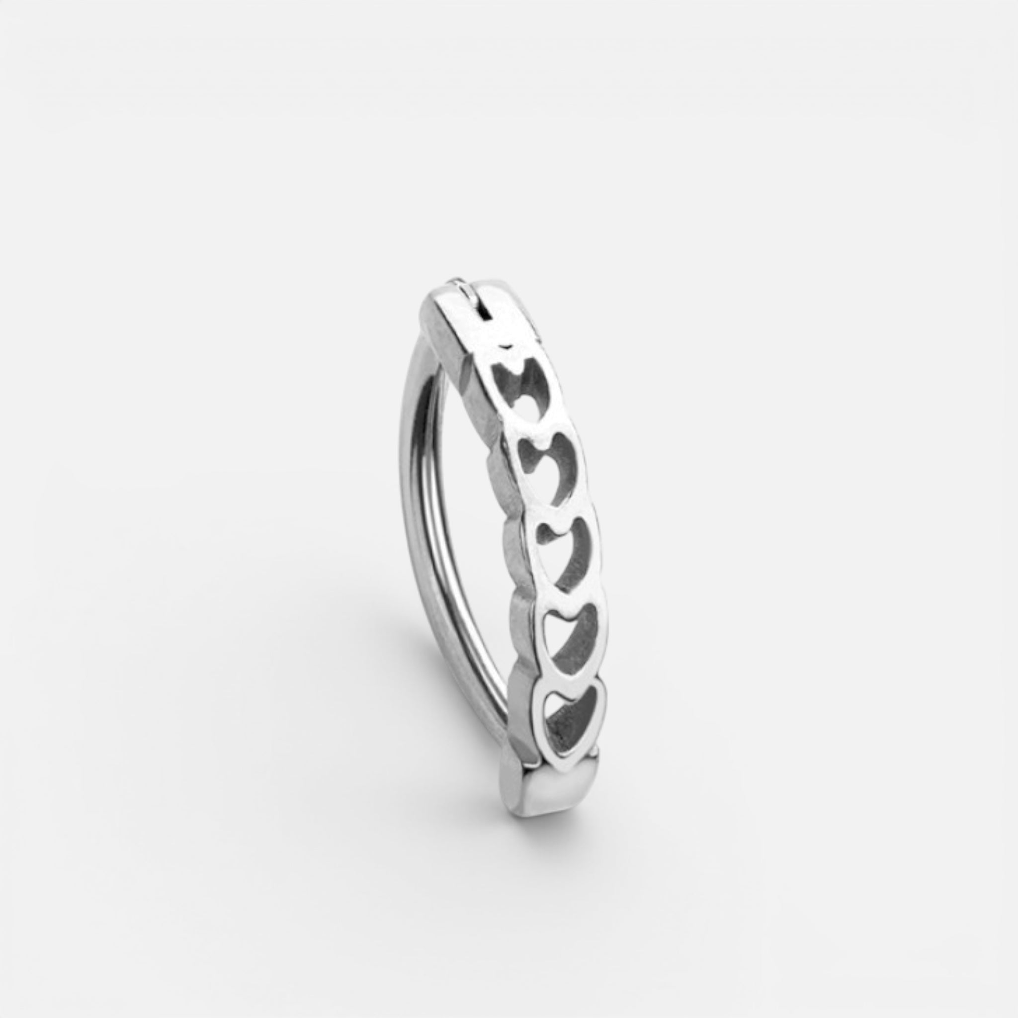 Heart Drop Belly Ring Clicker