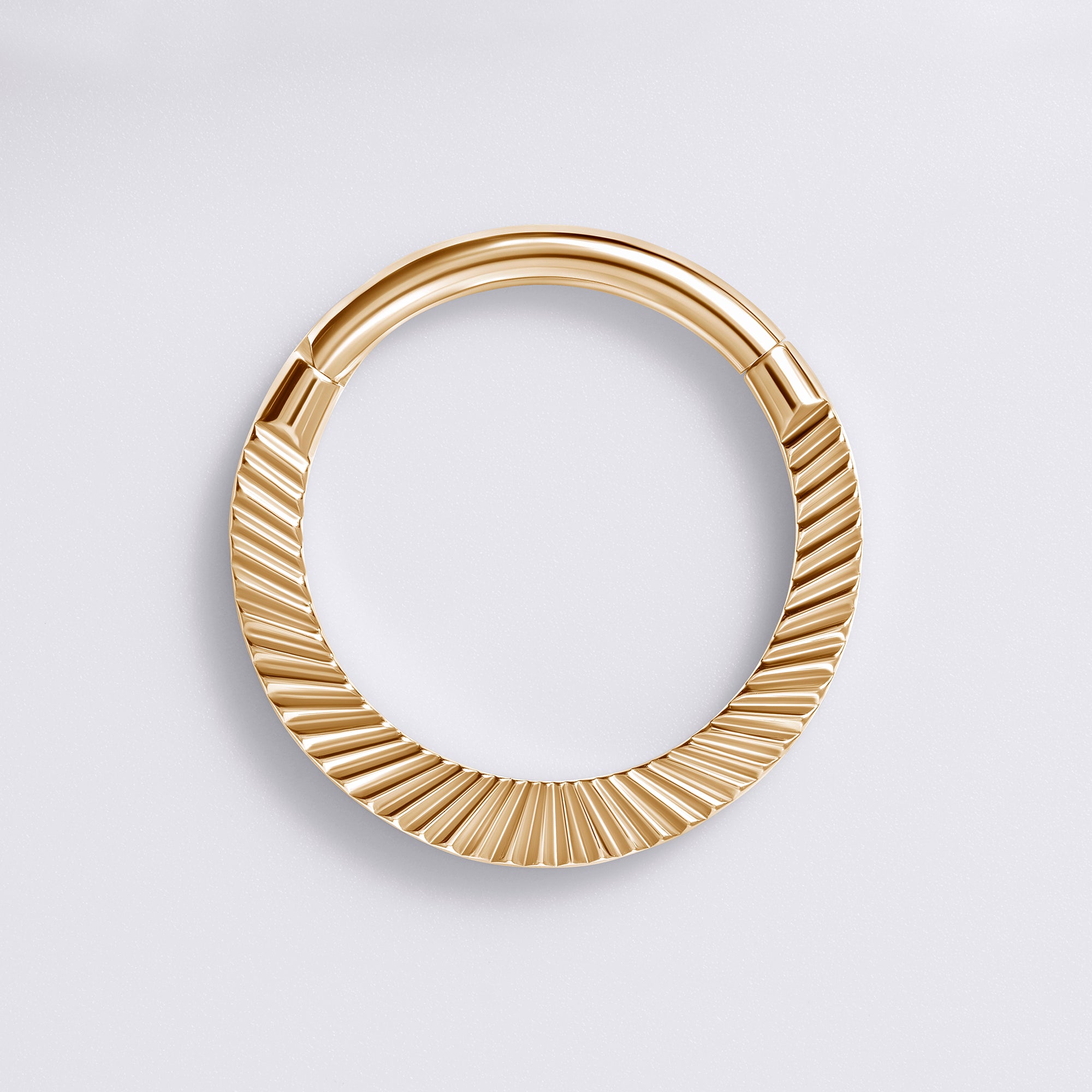 Radiant Cut Titanium Septum Ring