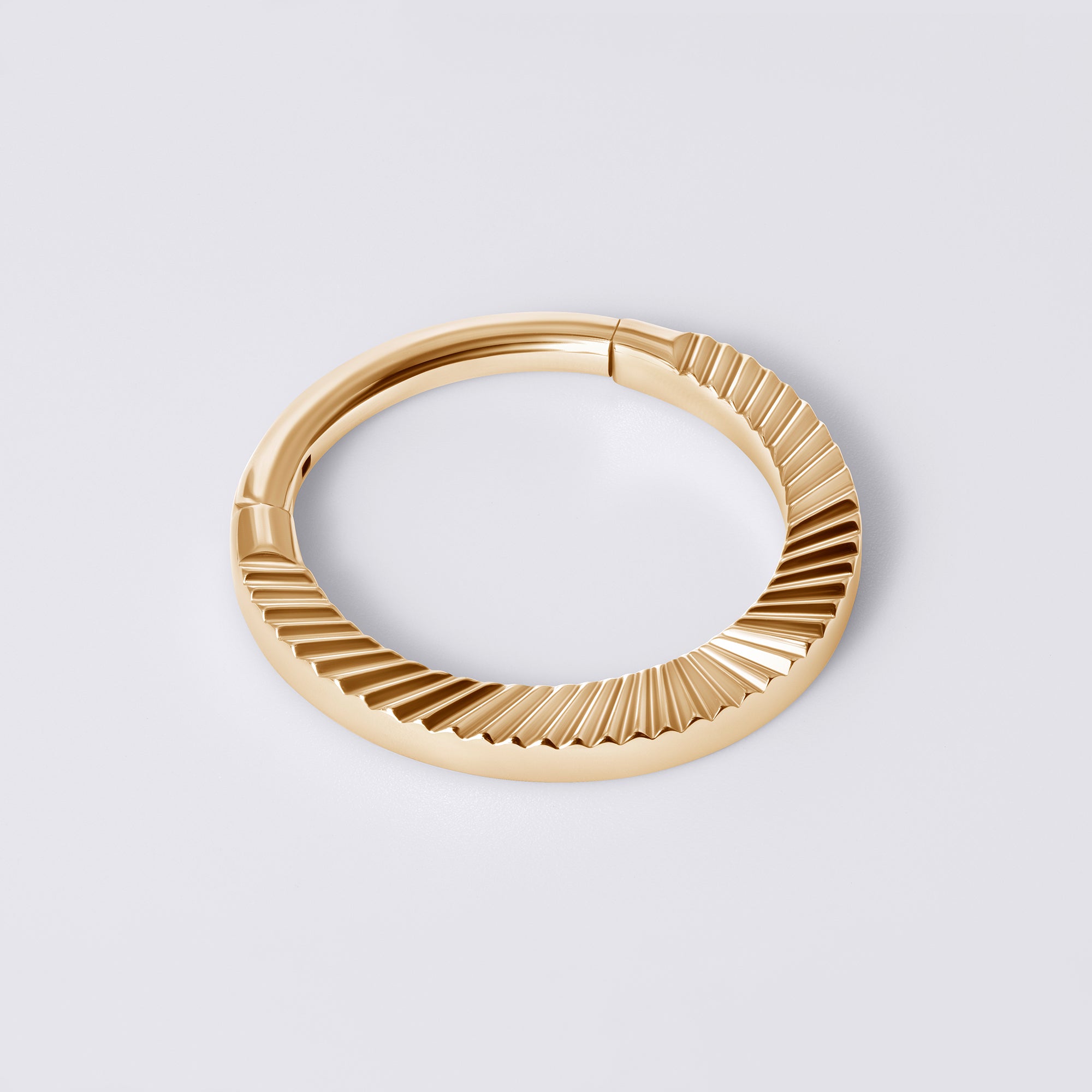 Radiant Cut Titanium Septum Ring