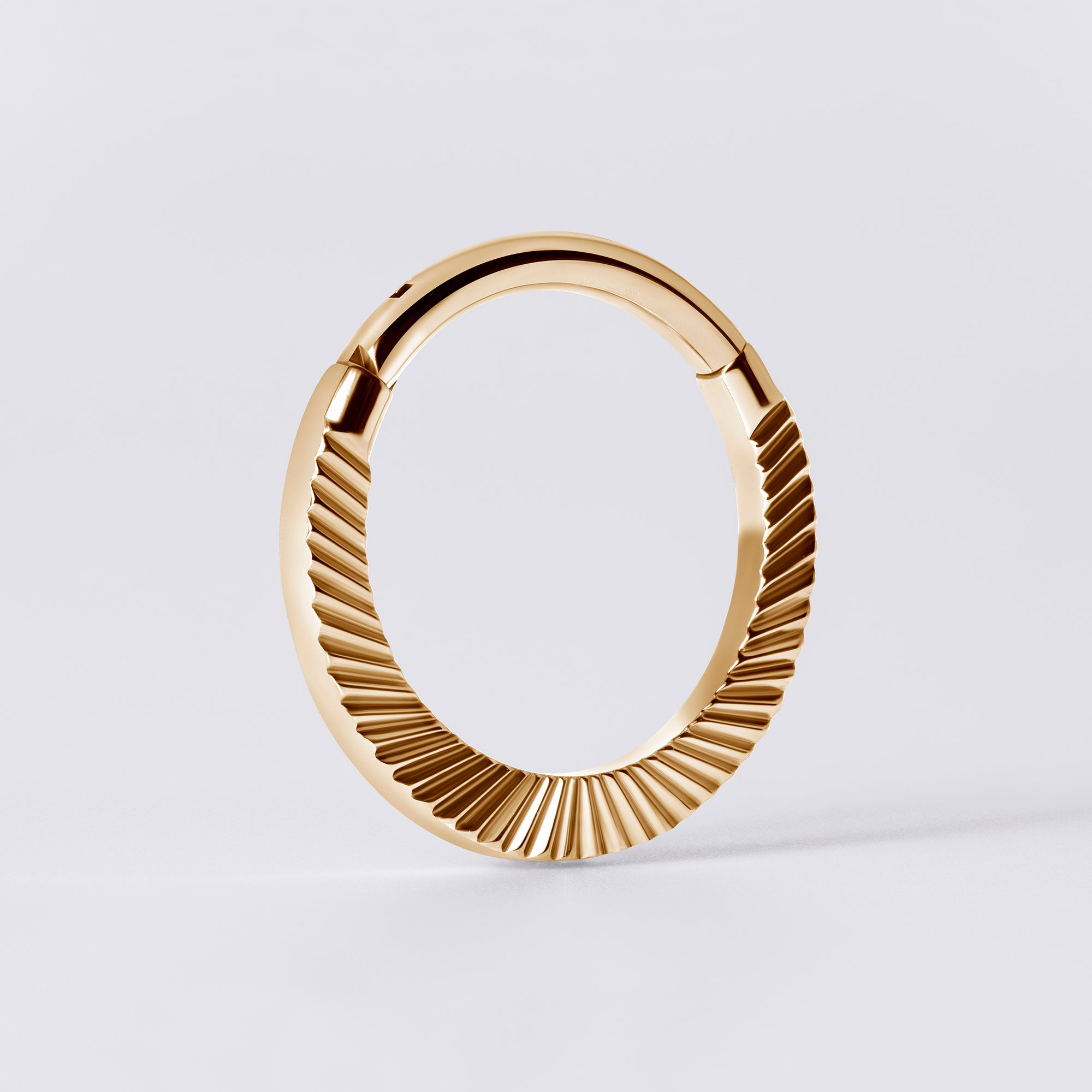 Radiant Cut Titanium Septum Ring